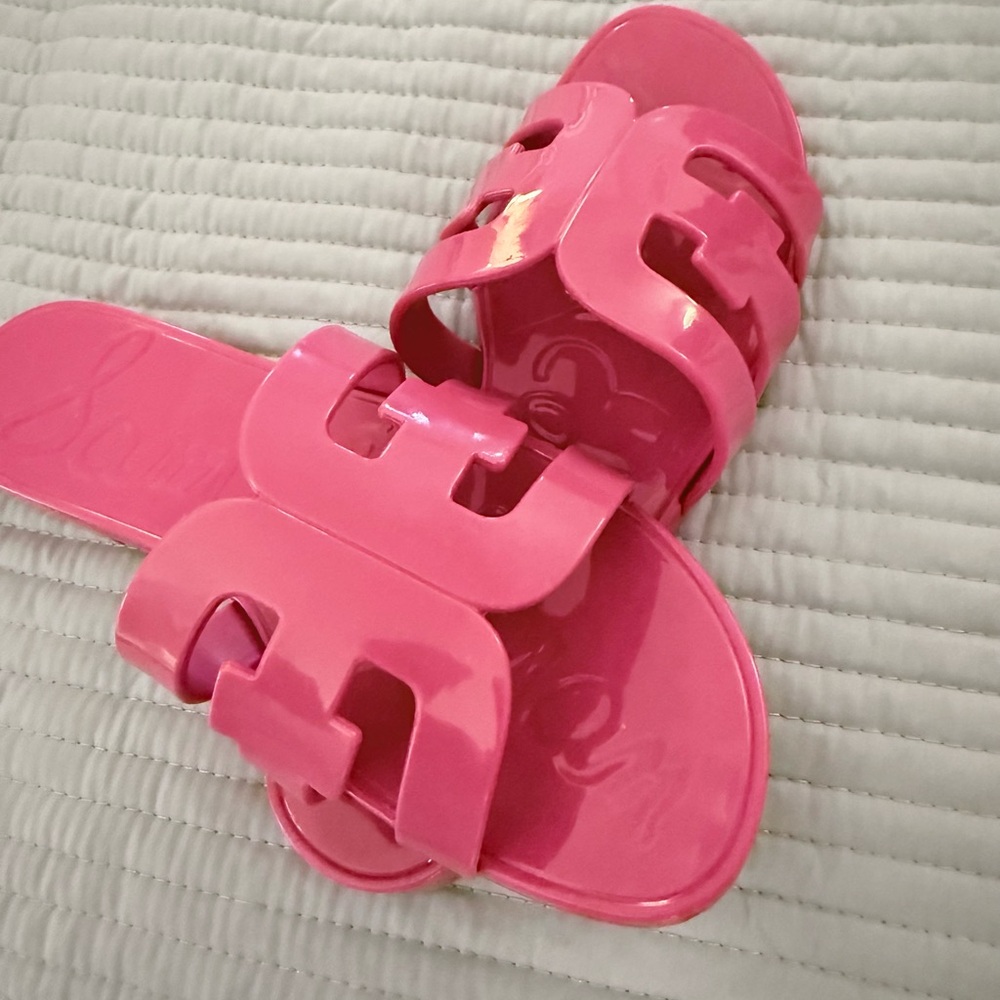 Sam Edelman Women’s Pink Slide Sandals - Picture 5 of 5